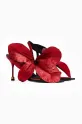 Vanda Novak sandały skórzane Daisy Daisy.Cherry.Red czerwony SS25