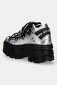 Obuwie New Rock buty skórzane Floater Plata, Tank Casco Negro Sin M.106WALL.C16 srebrny