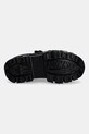 New Rock buty skórzane Floater Plata, Tank Casco Negro Sin M.106WALL.C16 srebrny
