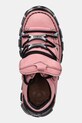 New Rock scarpe da ginnastica in nubuck rosa M.120N.C78