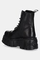 Scarpe New Rock stivali in pelle Crust Negro, Tower Negro + Lateral M.NEWMILI083.S39 nero
