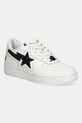 A Bathing Ape sneakers in pelle BAPE STA ICON #1 L flat bianco 1L30291305