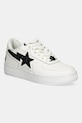 A Bathing Ape leather sneakers BAPE STA ICON #1 L grain leather white 1L30291305