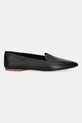 Кожаные мокасины Fiorucci Leather Heart Loafers W02SMASH413LE01BK01 чёрный SS25