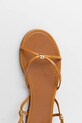 Кожаные сандалии Proenza Schouler Coil коричневый SH25S048.L004FR.211