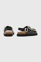 Παπούτσια Δερμάτινα σανδάλια AllSaints Isla Sandal W043FC.BLK μαύρο