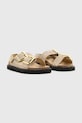 AllSaints sandały zamszowe Isla Sandal W045FC.SAN beżowy SS25