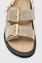 AllSaints sandały zamszowe Isla Sandal W045FC.SAN beżowy