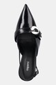 Coperni szpilki skórzane Slingback Belt Heel czarny COPSH82F6052