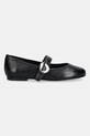 Coperni baleriny skórzane Ballerina Belt Flat COPSH74F6016 czarny SS25