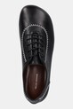 Wales Bonner leather shoes Lace black WBW44003A