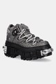 New Rock sneakersy skórzane platforma szary M.106WALL.C40