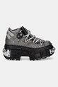 New Rock sneakers in pelle M.106WALL.C40 grigio SS25