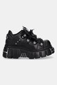 New Rock sneakersy skórzane M.120N.C26 czarny SS25