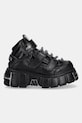 Шкіряні кросівки New Rock NOMADA NEGRO, TOWER NEGRO ACERO M.285C.S1 чорний SS25