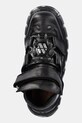 Кожаные кроссовки New Rock NOMADA NEGRO, TOWER NEGRO ACERO чёрный M.285C.S1