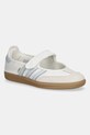 adidas Originals ballerine in pelle Samba Jane W pelle fiore beige JR7339