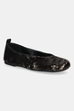 JW Anderson baleriny Sequins Ballerina syntetyczny czarny BL0034.FA0424