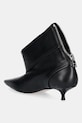 Shoes JW Anderson leather ankle boots Biker Kitten Heel BT0105.LA0268 black