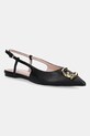Coccinelle balerini de piele piele negru E4.SB3.21.02.01.001