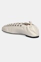 Obuwie GANNI baleriny Eyelets Lace Up S2962 beżowy