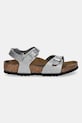 Birkenstock sandale copii Rio AS Kids 1029477.24.35 argintiu SS25