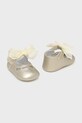 Βρεφικά παπούτσια Mayoral Newborn χωρίς μόνωση χρυσαφί 9900.2H.Newborn.PPYH