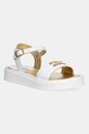 Elisabetta Franchi sandale din piele pentru copii alb F4A2.E0295.30.34