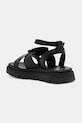 Дівчинка Дитячі шкіряні сандалі Elisabetta Franchi F4A2.E0300 чорний