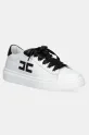 Elisabetta Franchi sneakersy skórzane dziecięce niska biały F4A9.E0236