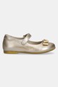 Tommy Hilfiger balerini din piele pentru copii T1A3.33927.24.29 aur SS25