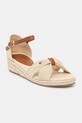 Tommy Hilfiger espadryle dziecięce imitacja skóry licowej beżowy T3A7.33801.35.40