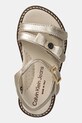 Дитячі шкіряні сандалі Calvin Klein Jeans зелений V1A2.83050.20.23