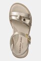 Calvin Klein Jeans sandały skórzane dziecięce złoty V1A2.83050.24.29