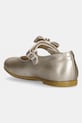 Dziewczynka Calvin Klein Jeans baleriny skórzane dziecięce V1A3.83040.19.23 złoty