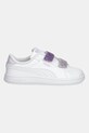 Puma sneakers pentru copii Smash 3.0 L Glitter Velcro V 395610 alb SS25