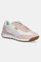 Puma sneakersy dziecięce Easy Rider skóra zamszowa różowy 399715