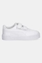 Puma sneakers pentru copii Carina 3.0 V 401478 alb SS25
