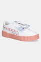 Puma sneakers pentru copii Carina 3.0 HK&FR Personaje de basm alb 401419
