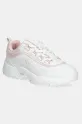 Fila scarpe da ginnastica per bambini STRADA LOGO finta pelle fiore bianco FFK0247