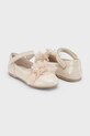 Mayoral baleriny dziecięce imitacja skóry licowej beżowy 43617.53A.Kids.PPYA