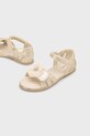 Дитячі сандалі Mayoral імітація лицьової шкіри золотий 45625.57B.Kids.PPYA