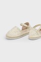 Mayoral espadryle dziecięce 45644.44A.Kids.PPYA złoty SS25