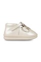 Детские кожаные полуботинки Donsje Zilpa Shoes Unicorn 1503806 серебрянный
