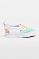 Detské tenisky Vans Slip-On V textilný biela VN000D0SBOY1