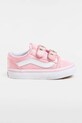 Ниски кецове Vans Old Skool V изкуствен розов VN000CTGY3K1