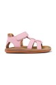 Παιδικά δερμάτινα σανδάλια Camper Bicho FW K800628 ροζ SS25