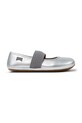 Детские кожаные балетки Camper Right Kids 80025.25.27 серебрянный SS25