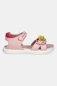 Дитячі шкіряні сандалі Biomecanics 252241.28.34 рожевий SS25