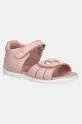 Garvalin sandali in pelle bambino/a prodotto per bambini rosa 252302